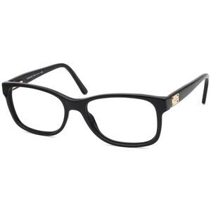 Versace 3173 GB1 Polished Black Made in Italy Eyeglasses 56-17-140